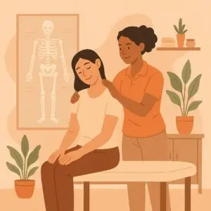 osteopath treating back pain in London